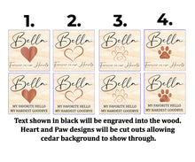 Load image into Gallery viewer, Frameless Pet Memorial Plaque