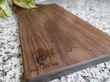 Load image into Gallery viewer, Walnut Serving Board - Sapphire Blue (w02)