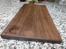Load image into Gallery viewer, Walnut Serving Board - Sapphire Blue (w02)