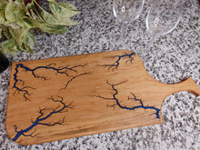 Load image into Gallery viewer, Cherry Serving Board - Cobalt Blue(ch01)