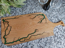 Load image into Gallery viewer, Cherry Serving Board - Emerald Green (ch03)