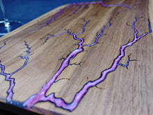 Load image into Gallery viewer, Walnut Serving Board - Liquid Fire (w07)
