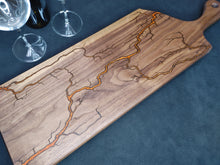 Load image into Gallery viewer, Walnut Serving Board - Vivid Orange (w015)