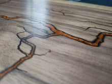 Load image into Gallery viewer, Walnut Serving Board - Vivid Orange (w015)