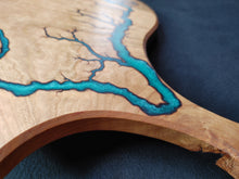 Load image into Gallery viewer, Cherry Serving Board - Iridescent Green (ch04)