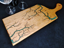 Load image into Gallery viewer, Curly Cherry Serving Board - Hunter Green (cch01)