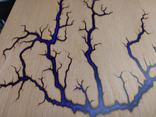 Load image into Gallery viewer, Beech Serving Board - Royal Purple/Deep Blue Sea (b02)