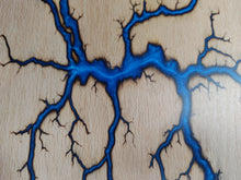 Load image into Gallery viewer, Beech Serving Board - Cobalt Blue (b04)