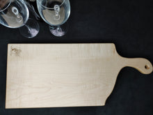 Load image into Gallery viewer, Curly Maple Serving Board - Deep Blue Sea (cm03)