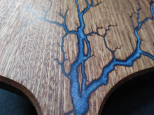 Load image into Gallery viewer, Sapele Serving Board - Blue Slate (s07)