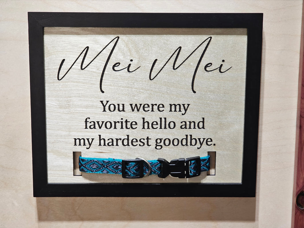 Pet Memorial Plaque