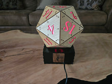 Load image into Gallery viewer, D20 Wooden Lamp
