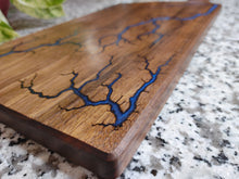 Load image into Gallery viewer, Walnut Serving Board - Sapphire Blue
