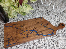 Load image into Gallery viewer, Walnut Serving Board - Sapphire Blue
