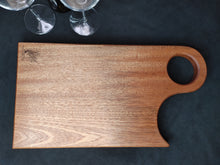 Load image into Gallery viewer, Sapele Serving Board - Iridescent Green (s05)
