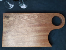 Load image into Gallery viewer, Sapele Serving Board - Golden Purple Rain (s06)
