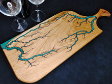 Load image into Gallery viewer, Cherry Serving Board - Iridescent Green (ch04)
