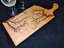 Load image into Gallery viewer, Curly Cherry Serving Board - Dragons Breath (cch03)
